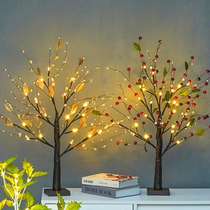 Berry and Pearl Blossom Tree Light