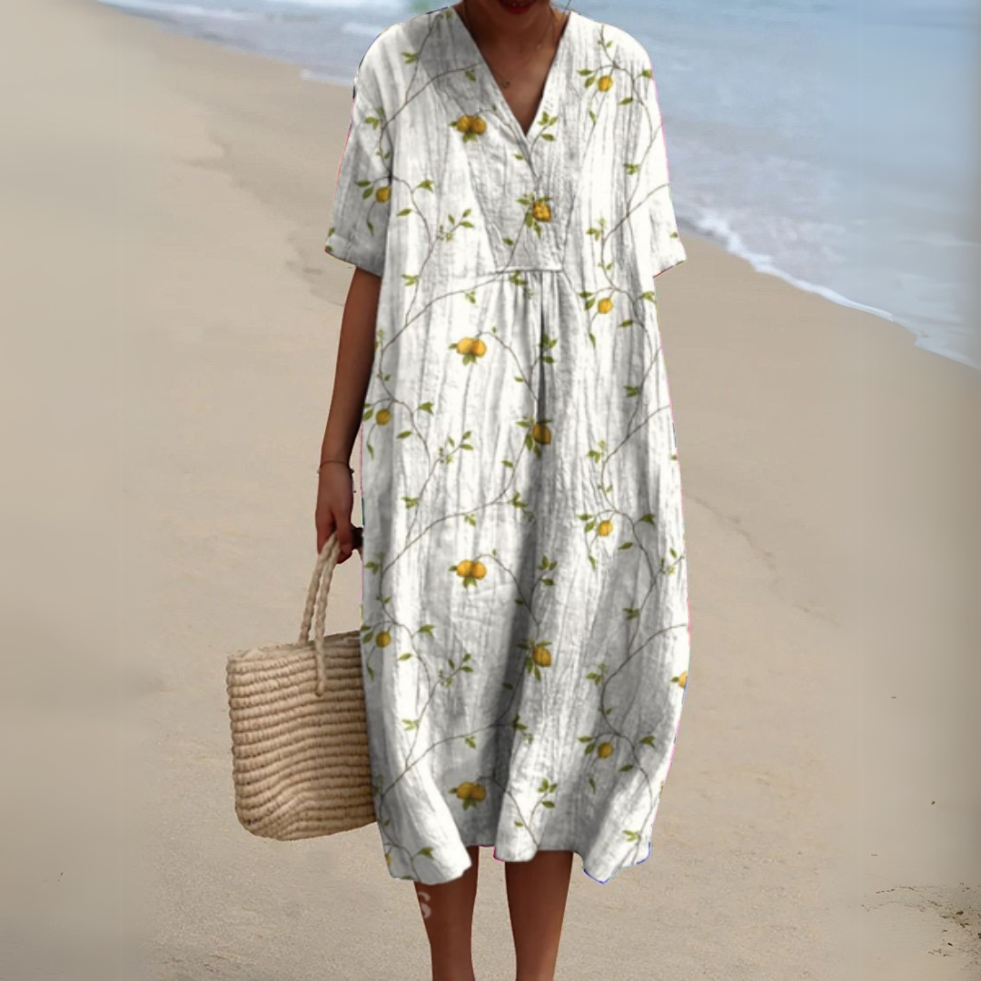 Women's V-Neck Summer Dress – image 9