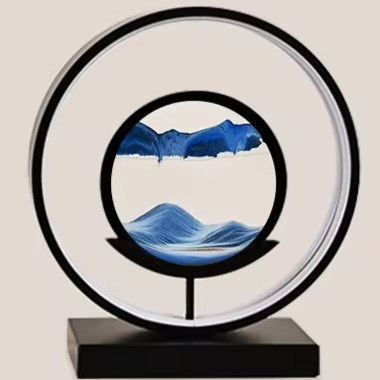 Sand Art Horizon Ring Table Lamp