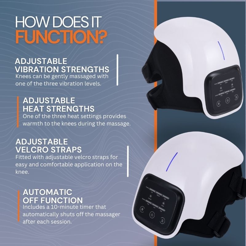 Knee Massager - Infrared | Heat | Vibration
