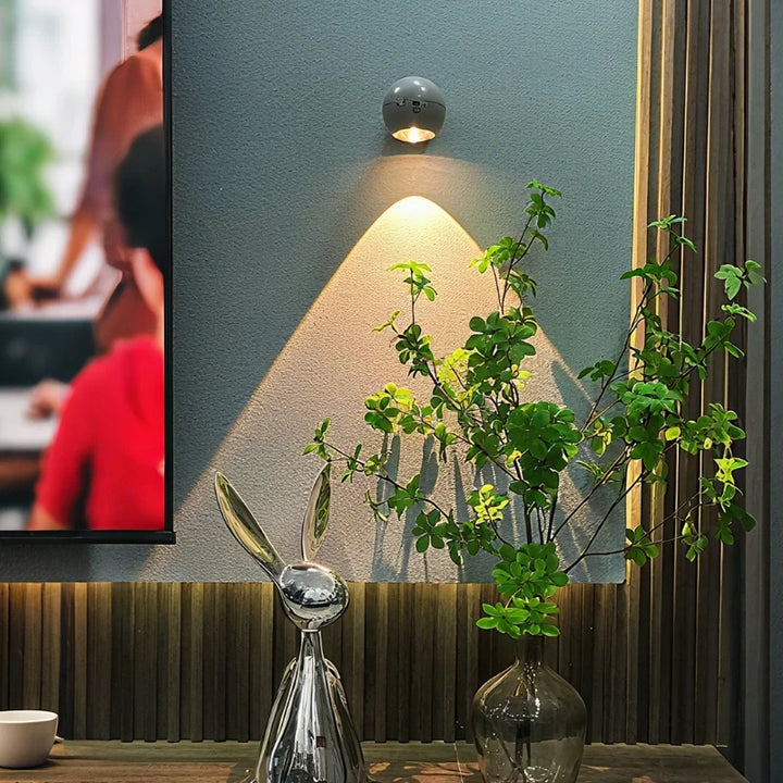 Rotatable Rechargeable Spotlight with Sensor