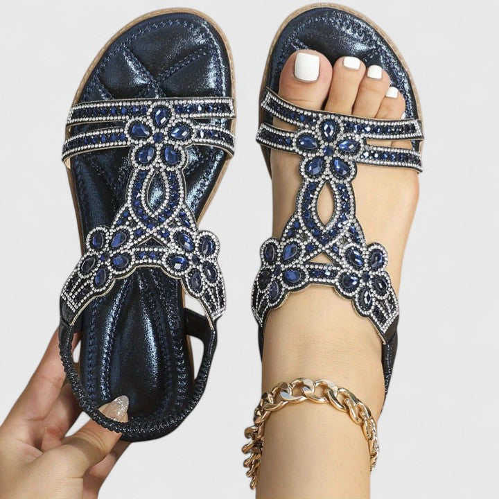Women's Orthopaedic Beaded Toe-Post Comfort Sandals – image 5