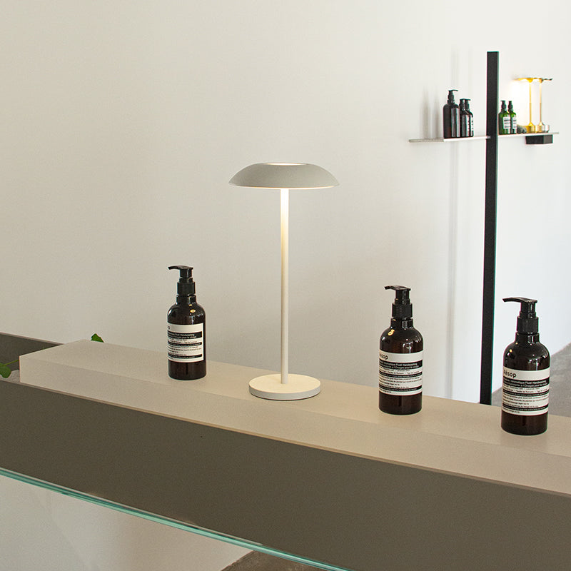 Solid Iron Cordless Table Lamp