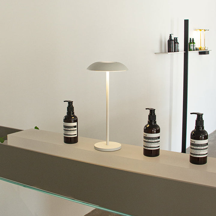 Solid Iron Cordless Table Lamp