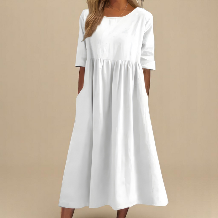 Women's Elbow-Sleeve Summer Dress – image 6