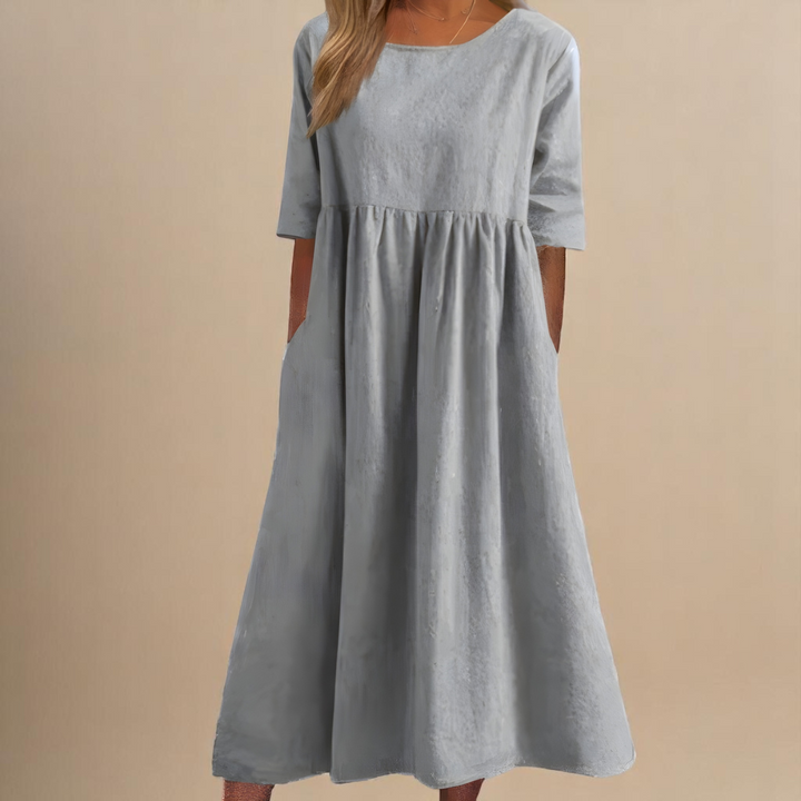 Women's Elbow-Sleeve Summer Dress – image 7