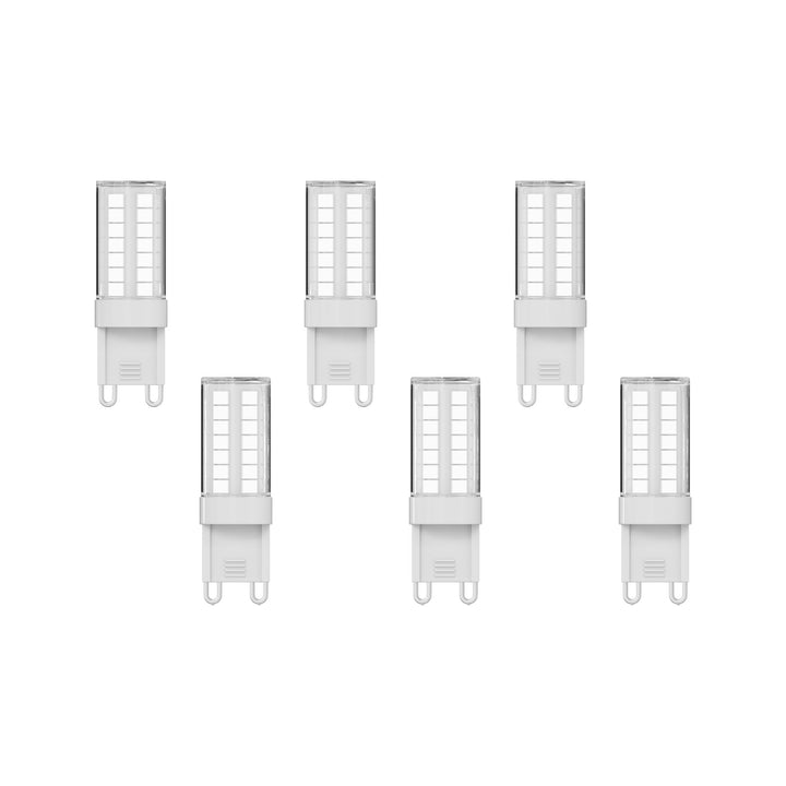 G9 LED Bulbs, Dimmable | Pack of 6