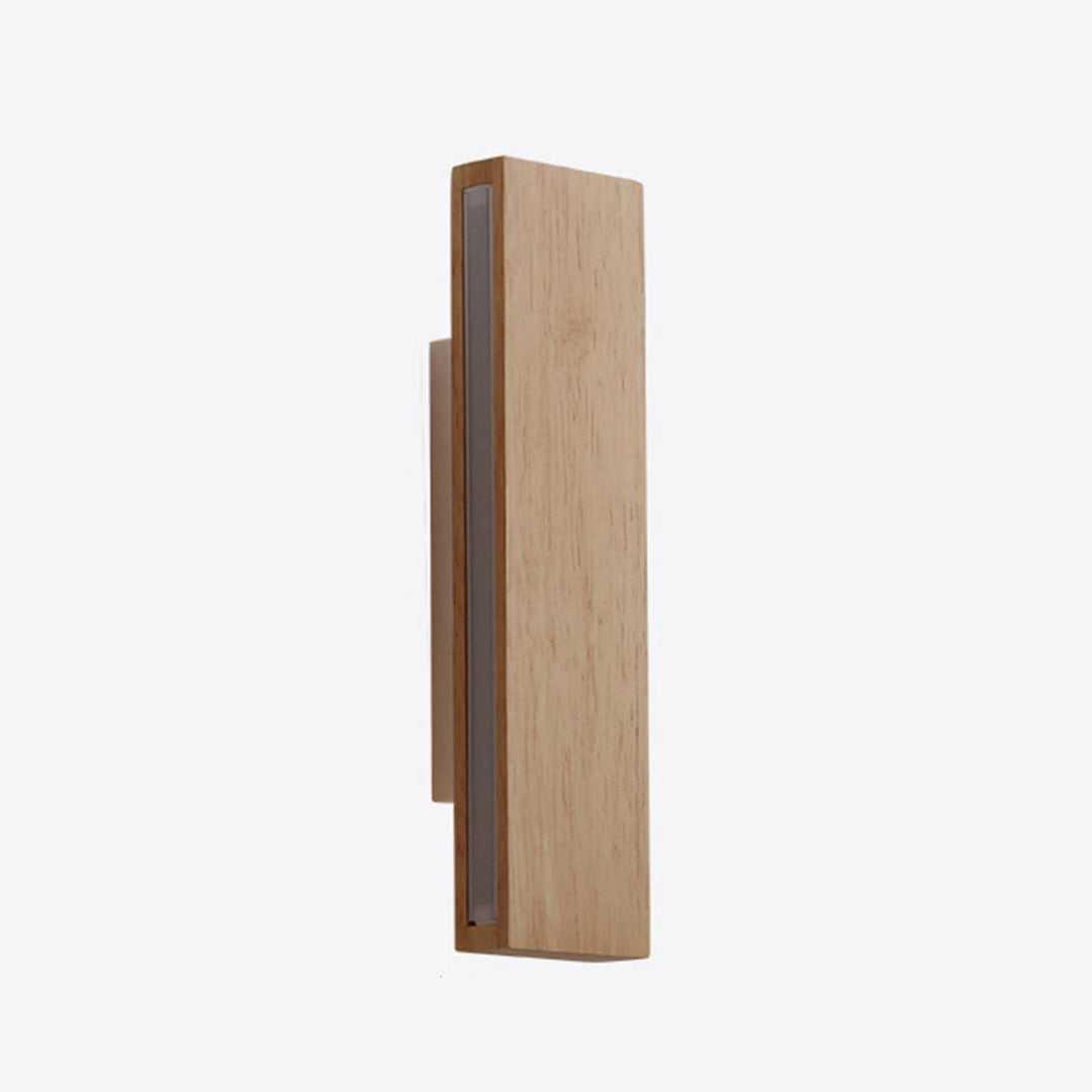 Rotating Wood Wall Light | Up and Down LED, 22 or 32 cm