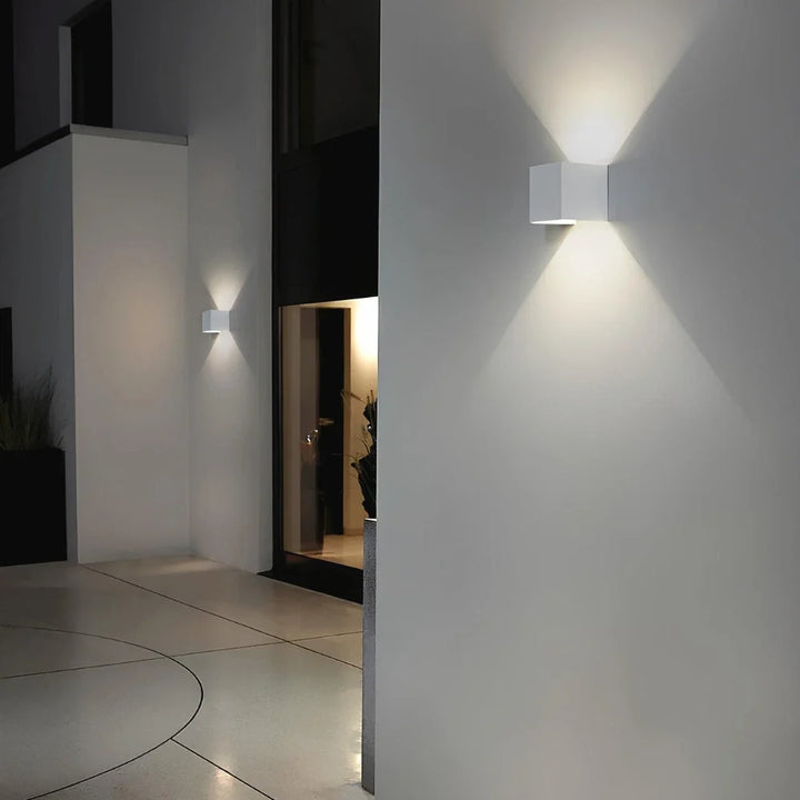 Adjustable Angle Cube Wall Light
