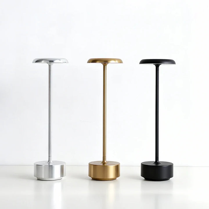 Sculpted Aluminium Cordless Table Lamp