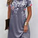 Women's A-Line Floral Midi Summer Dress – image 4
