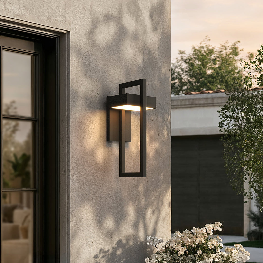 Black Stainless Steel Outdoor Wall Light | 3 Sizes