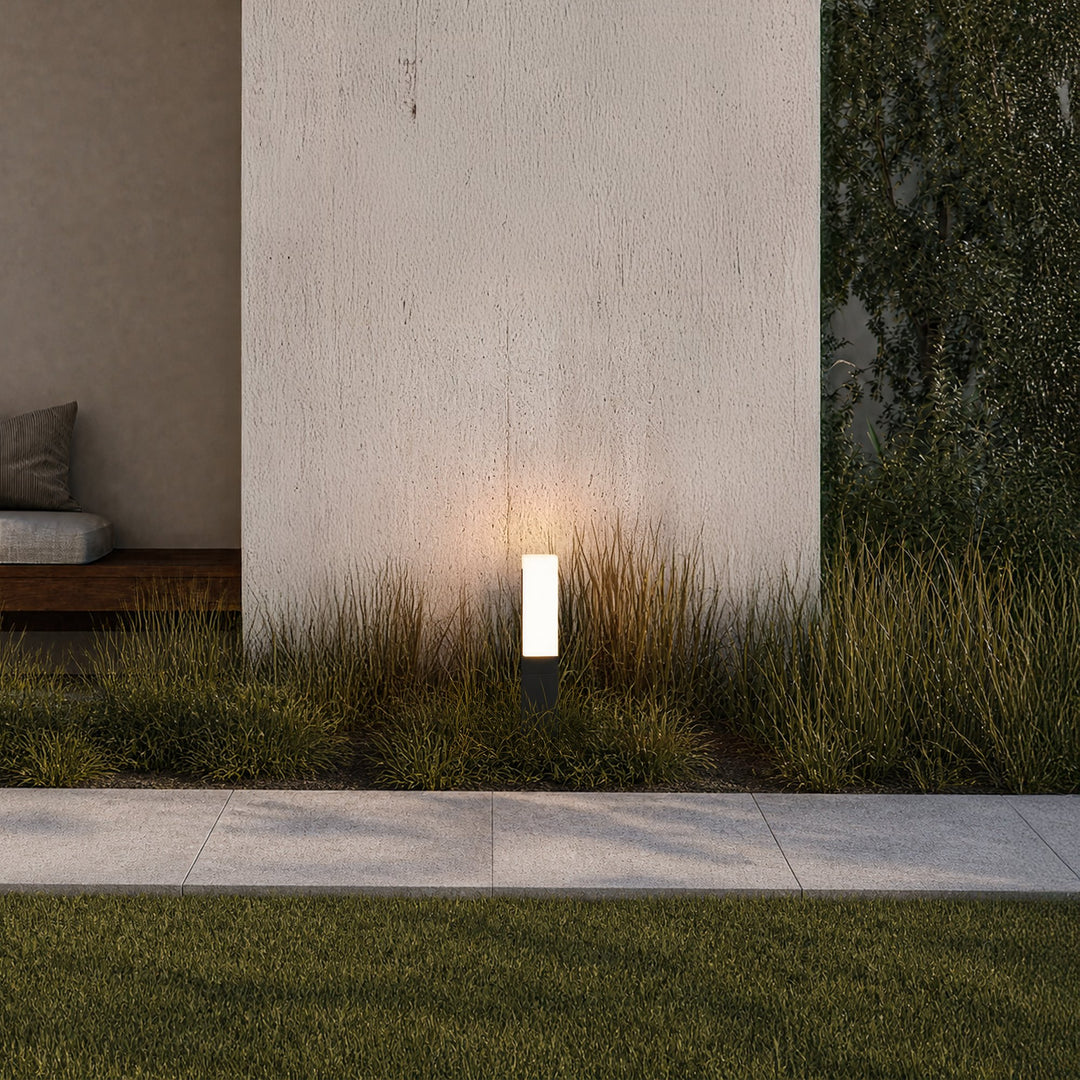 Black Aluminium Garden Path Light | 23-61 cm