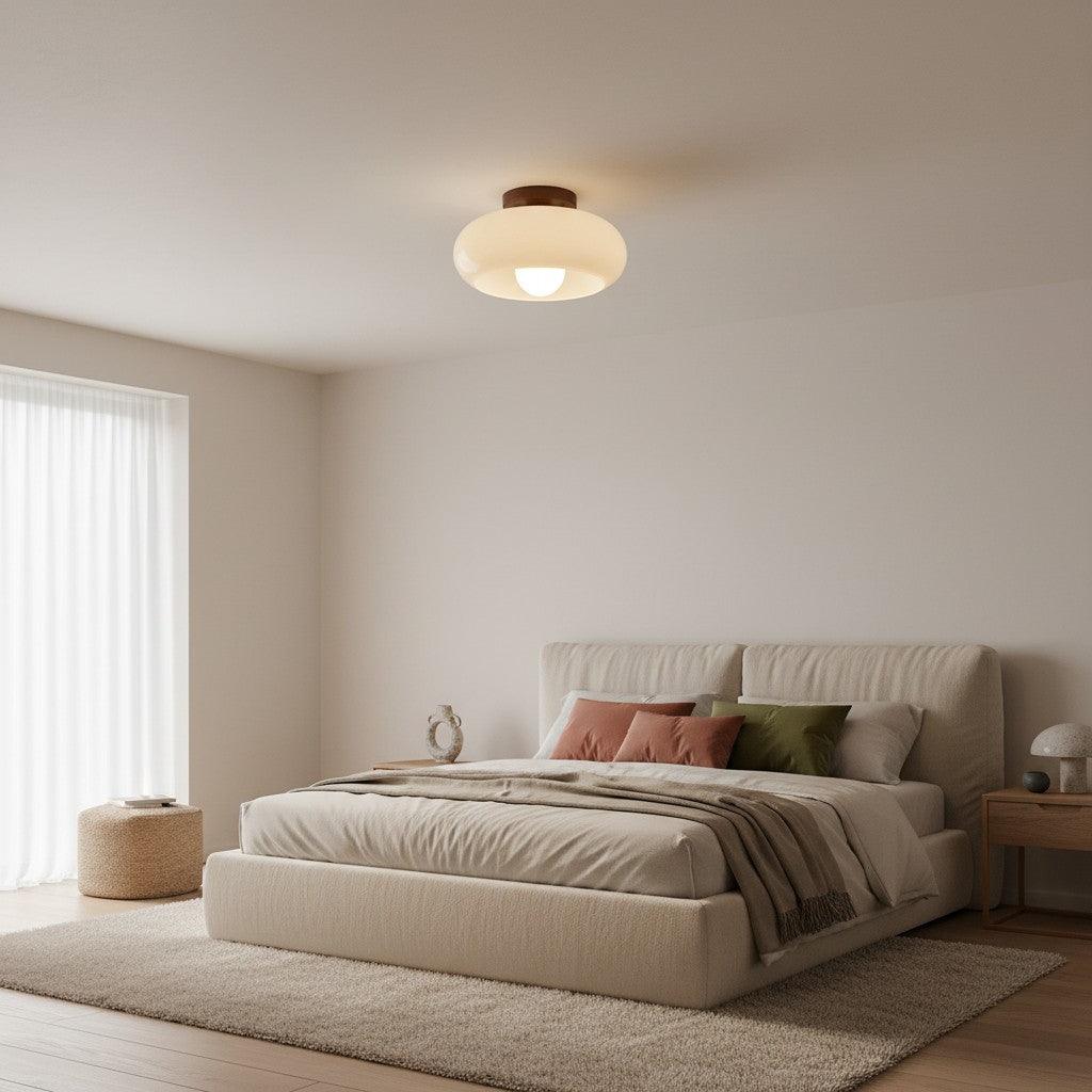 Violetta Modern Minimalist Glass Ceiling Light