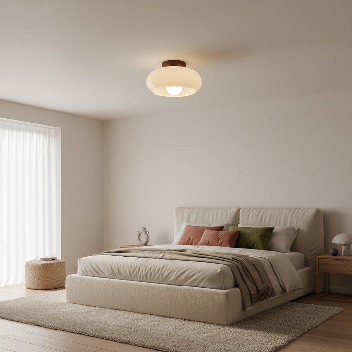 Violetta Modern Minimalist Glass Ceiling Light