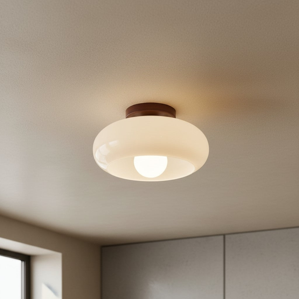 Violetta Modern Minimalist Glass Ceiling Light