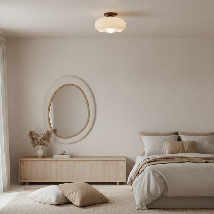 Violetta Modern Minimalist Glass Ceiling Light