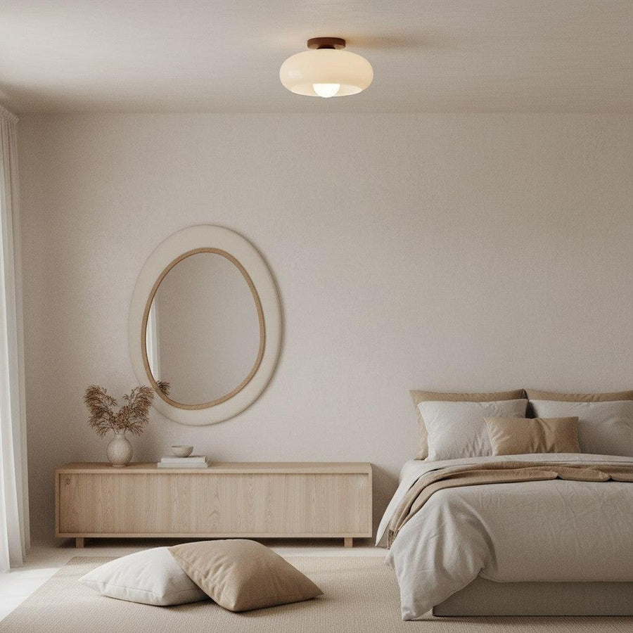 Violetta Modern Minimalist Glass Ceiling Light