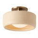 Modern Porcelain Semi Flush Mount Ceiling Light
