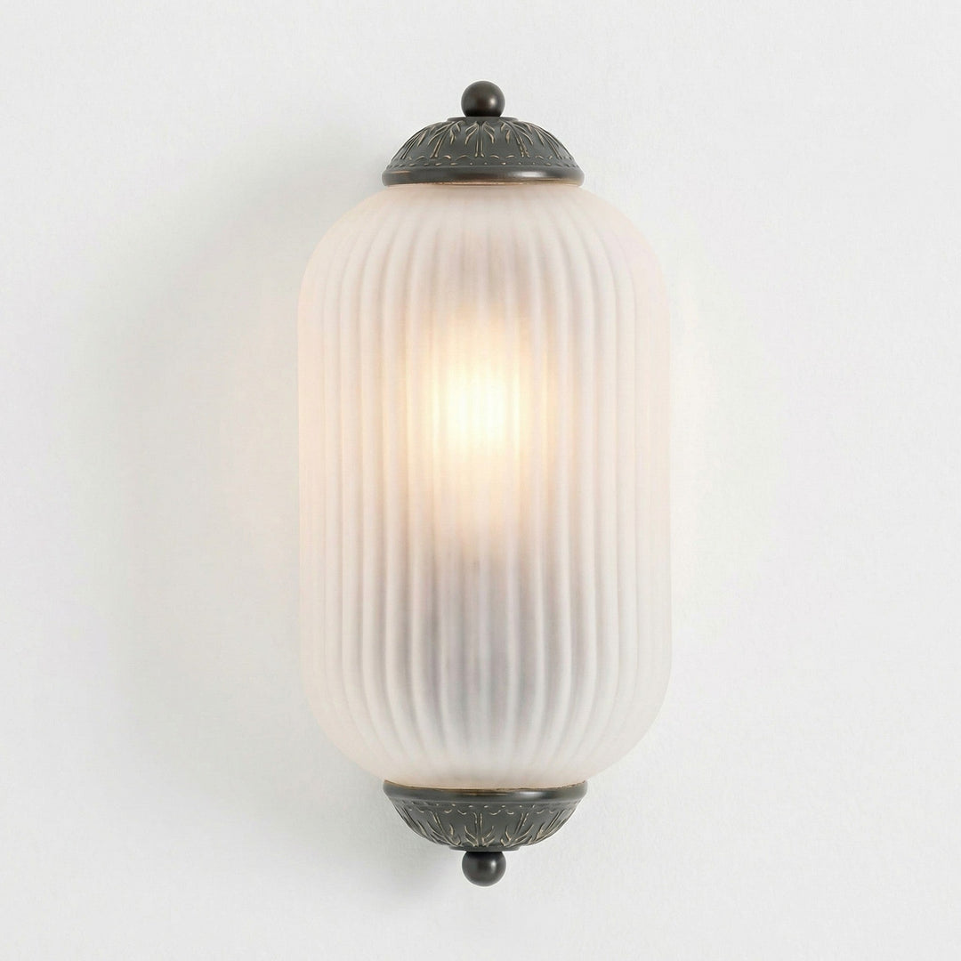 Lumi Vintage Antique Milk Glass Flush Eloise Sconce
