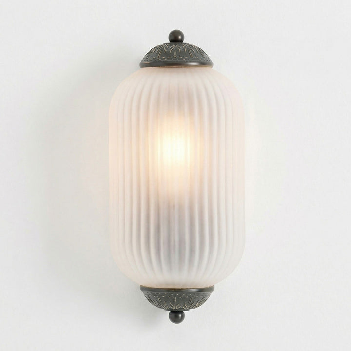 Lumi Vintage Antique Milk Glass Flush Eloise Sconce