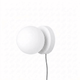 Mini Glass Globe Plug-In Wall Light | Six Colours