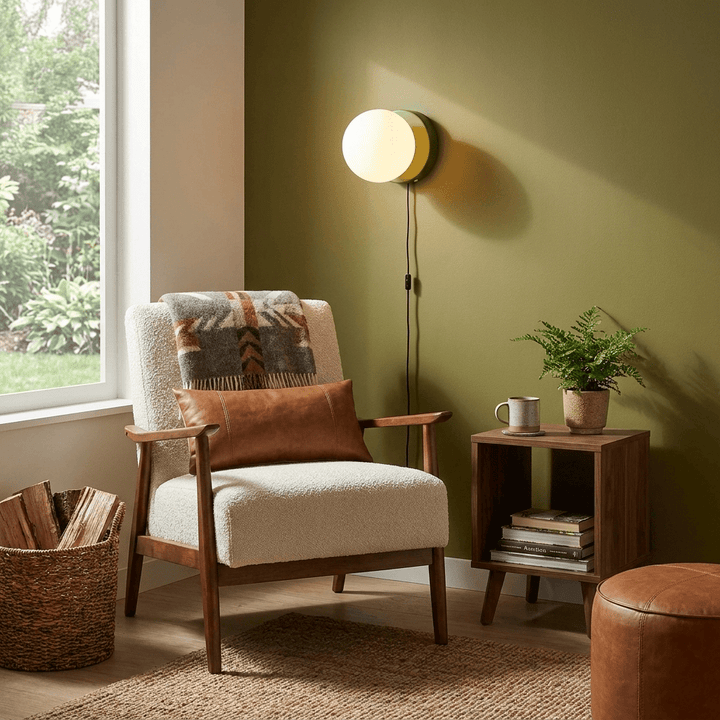 Mini Glass Globe Plug-In Wall Light | Six Colours