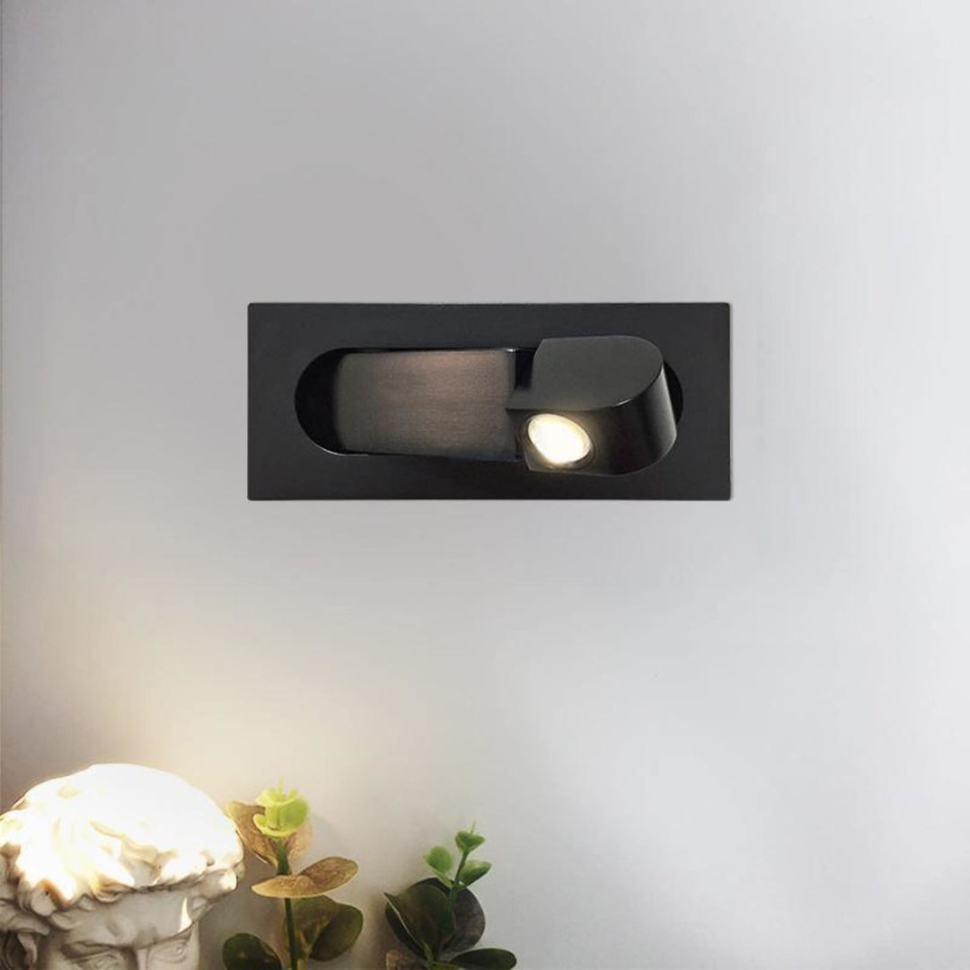 Recessed-Look Reading Wall Light | Swivel LED, 6 Finishes