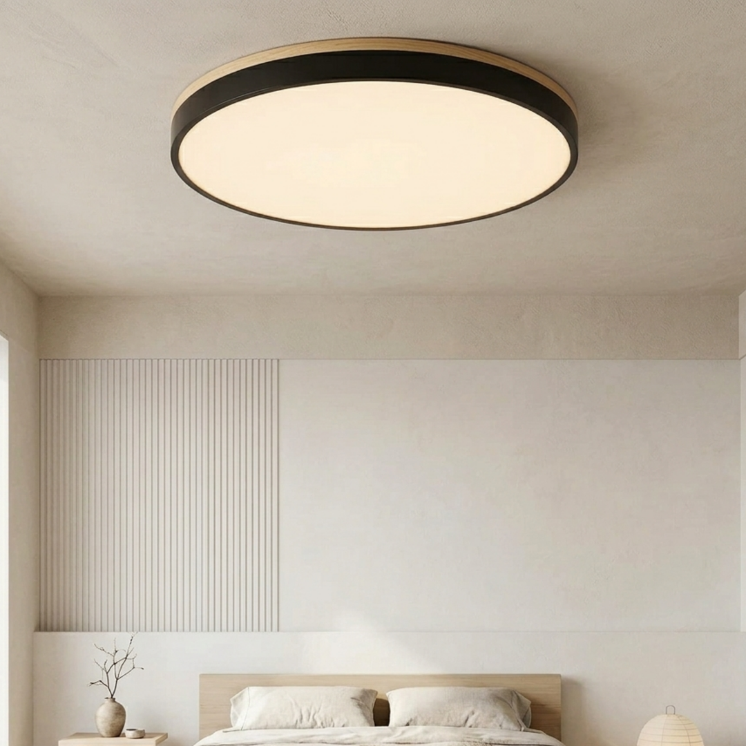 Round Disc Flush Mount Ceiling Light – image 2