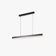 Thala Modern Linear Metal LED Pendant Light Black/Brown