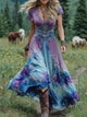 Women's Vintage-Style Floral Maxi Summer Dress – image 1
