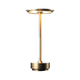 Modern Brass Cone LED Rechargeable Table Lamp 1-Light