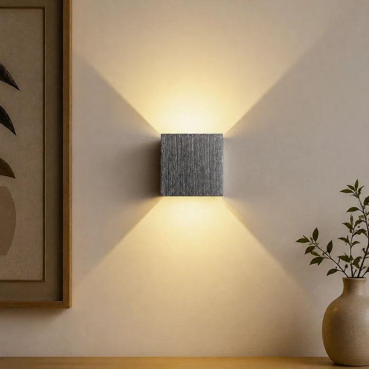 Adjustable Angle Cube Wall Light
