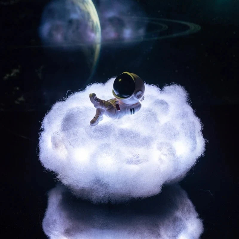 Astronaut Cloud Night Light with Remote