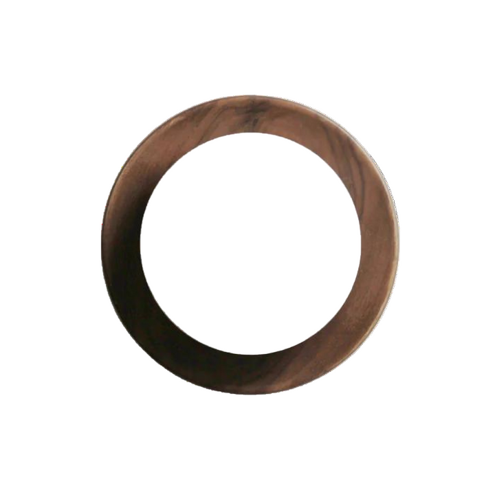 Natural Wood Wall Light with Opal Globe | Walnut or Oak Tone