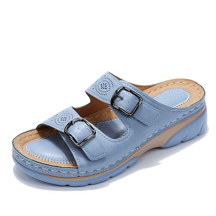 Women's Double-Buckle Slide Comfort Sandals – image 5