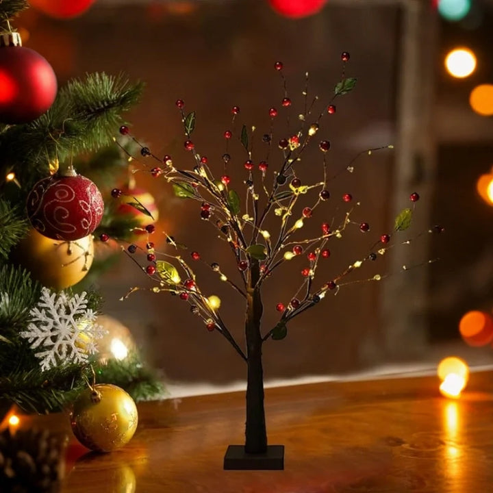 Berry and Pearl Blossom Tree Light