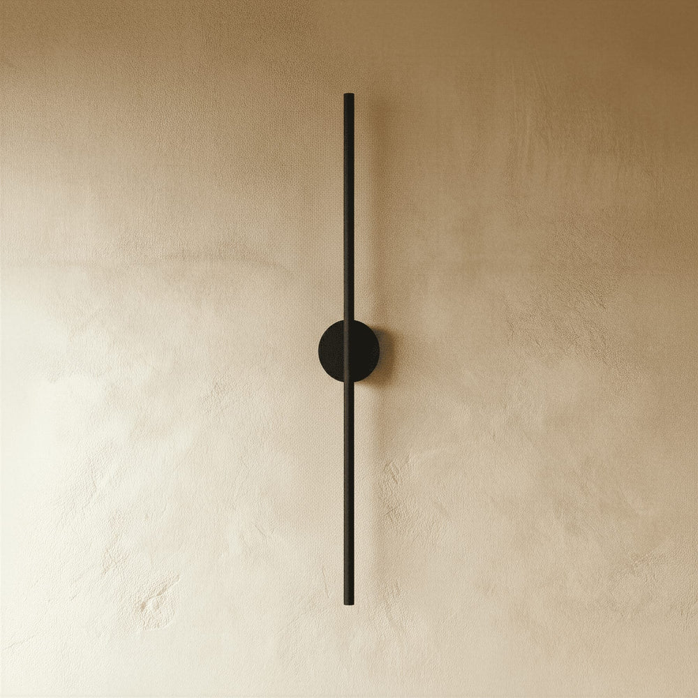 Slim LED Line Wall Light | Black or Gold, 60-100 cm