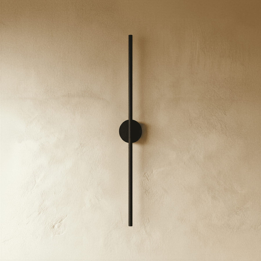 Slim LED Line Wall Light | Black or Gold, 60-100 cm