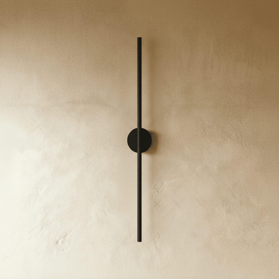 Slim LED Line Wall Light | Black or Gold, 60-100 cm