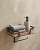Wall Toilet Roll Holder With Spare Roll Storage