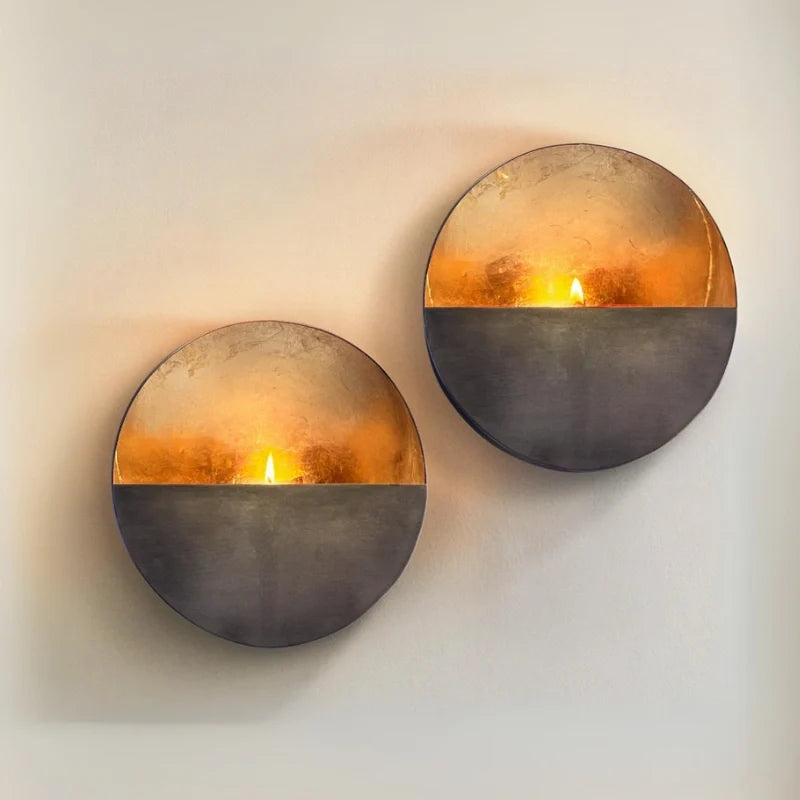 Iron Wall Mounted Candle Holder