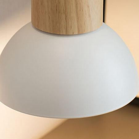 Nordic Wood Dome Wall Light