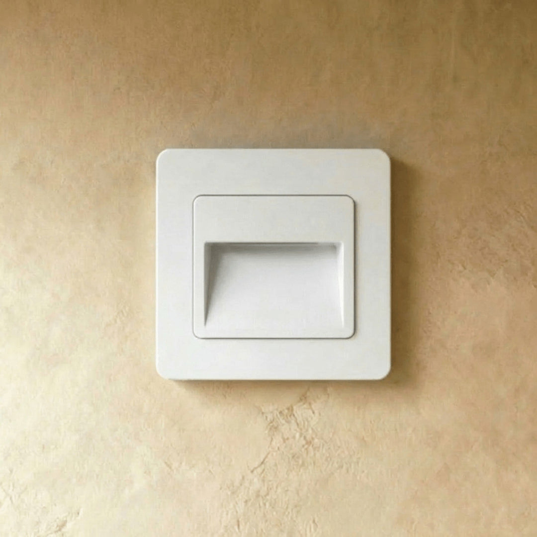 Square Stair and Step Wall Light | Low-Level LED, 4 Finishes