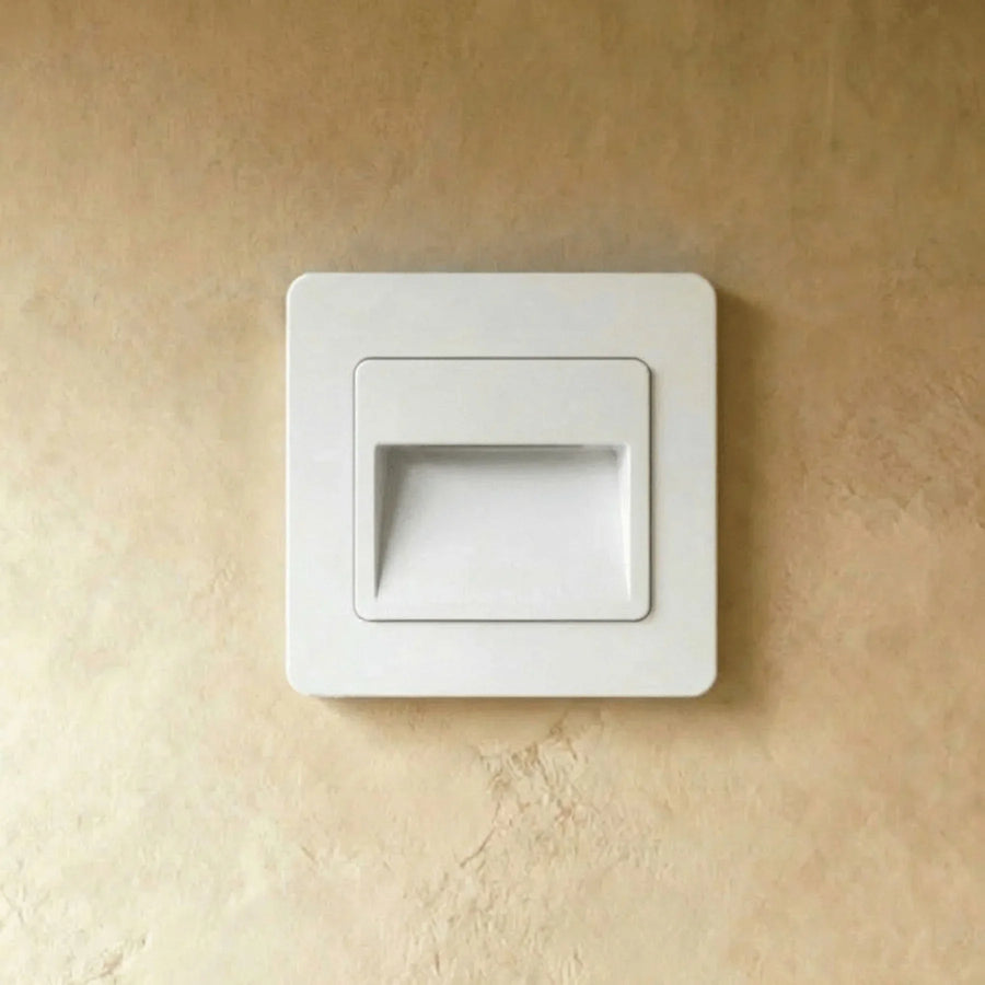 Square Stair and Step Wall Light | Low-Level LED, 4 Finishes