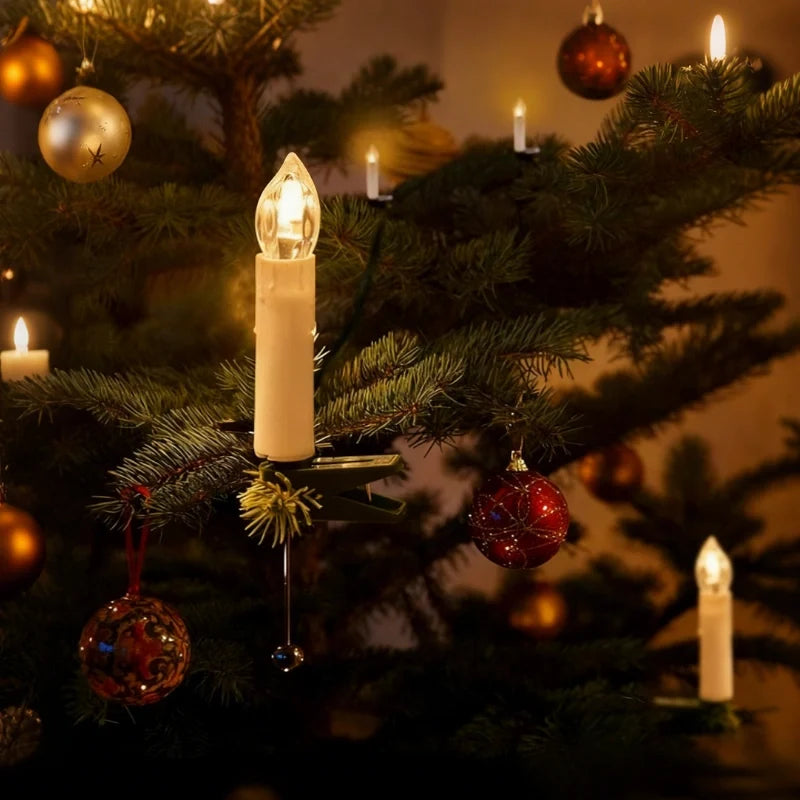 Clip-On LED Christmas Tree Candles