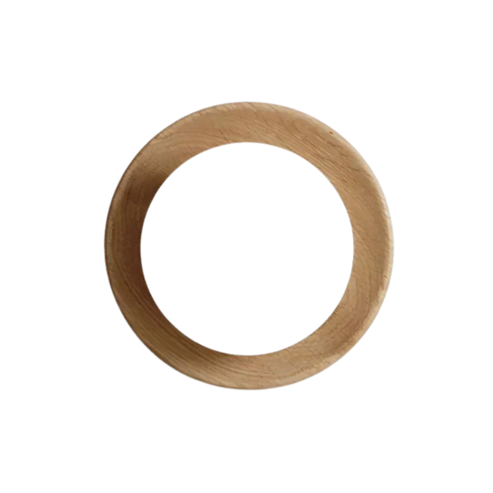 Natural Wood Wall Light with Opal Globe | Walnut or Oak Tone