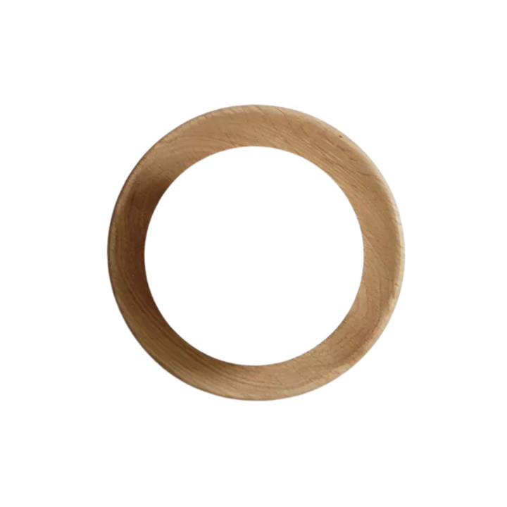 Natural Wood Wall Light with Opal Globe | Walnut or Oak Tone