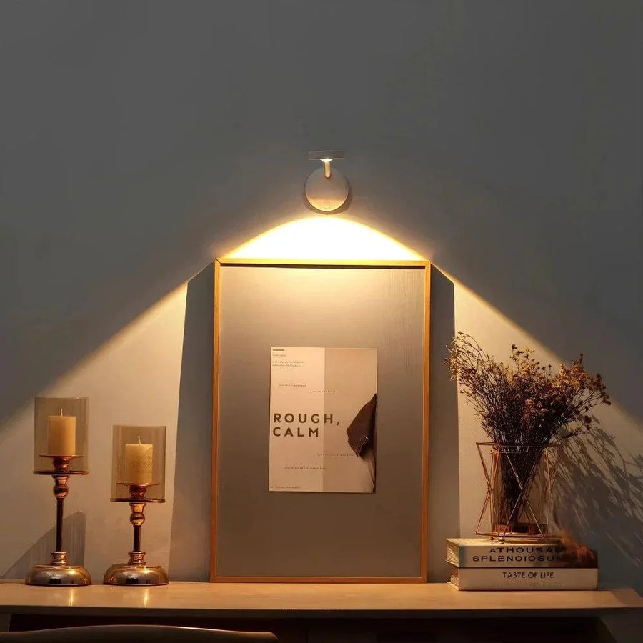 Rechargeable Motion Sensor Spotlight with Remote