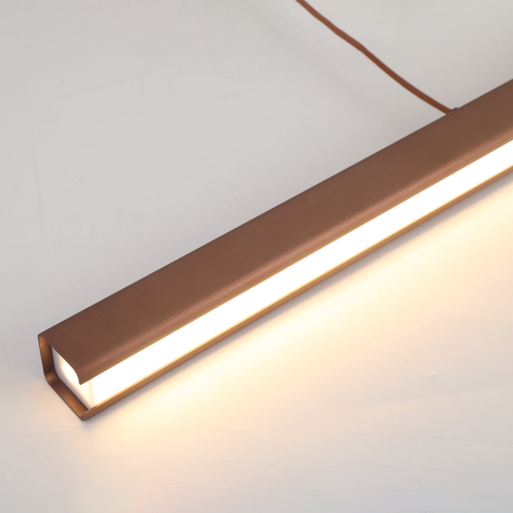 Lerin Modern Linear LED Pendant Light Black/Brown